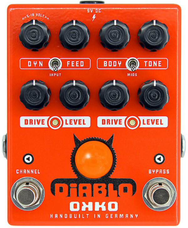 Okko Diablo Dual Overdrive - Overdrive/Distortion/Fuzz Effektpedal - Main picture
