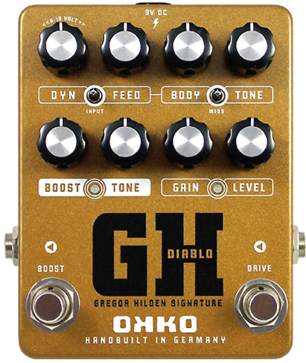 Okko Gregor Hilden Diablo Gh Overdrive - Overdrive/Distortion/Fuzz Effektpedal - Main picture