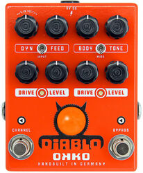 Overdrive/distortion/fuzz effektpedal Okko Diablo Dual Overdrive