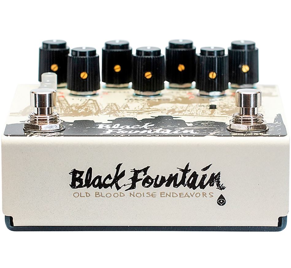 Old Blood Noise Black Fountain Stereo Cream - Reverb/Delay/Echo Effektpedal - Variation 1