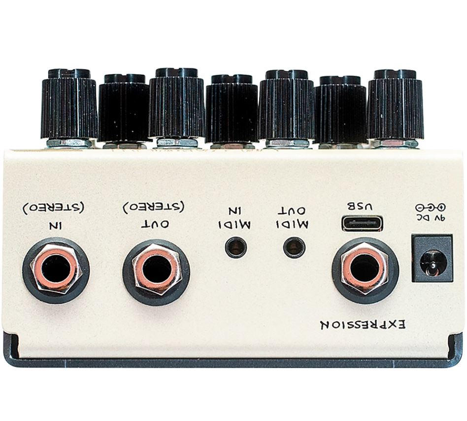 Old Blood Noise Black Fountain Stereo Cream - Reverb/Delay/Echo Effektpedal - Variation 2