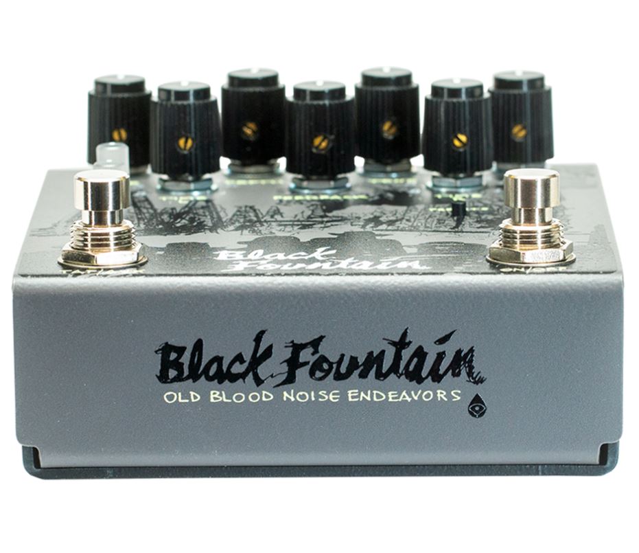 Old Blood Noise Black Fountain Stereo Slate - Reverb/Delay/Echo Effektpedal - Variation 2