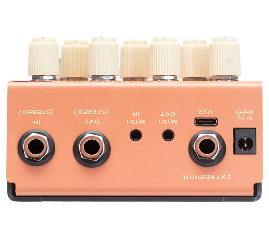Old Blood Noise Black Fountain Stereo Terracotta - Reverb/Delay/Echo Effektpedal - Variation 2