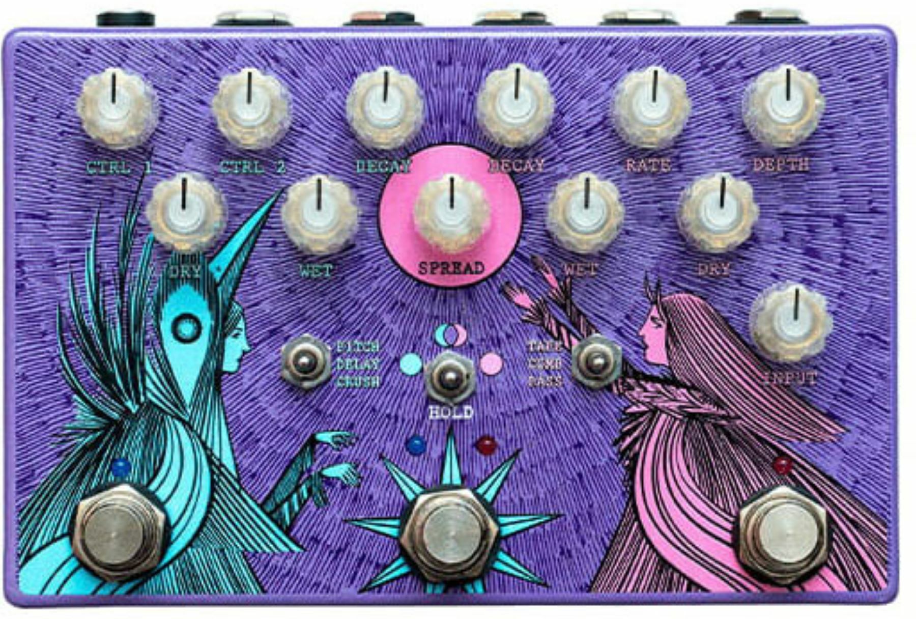 Old Blood Noise Dark Light Ltd Dual Reverb - Reverb/Delay/Echo Effektpedal - Main picture