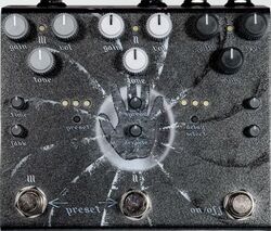 Overdrive/distortion/fuzz effektpedal Old blood noise Beam Splitter V2 Shadow