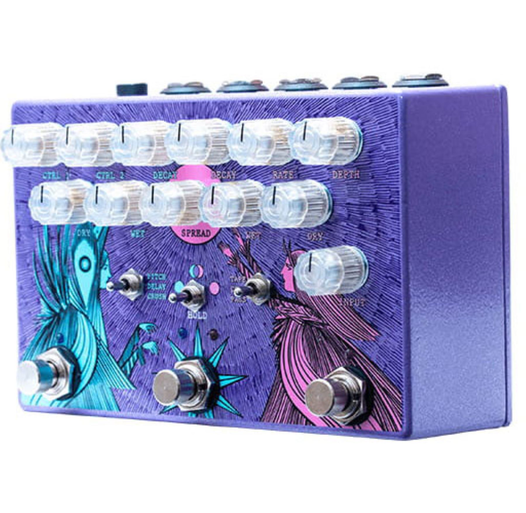 Old Blood Noise Dark Light Ltd Dual Reverb - Reverb/Delay/Echo Effektpedal - Variation 1