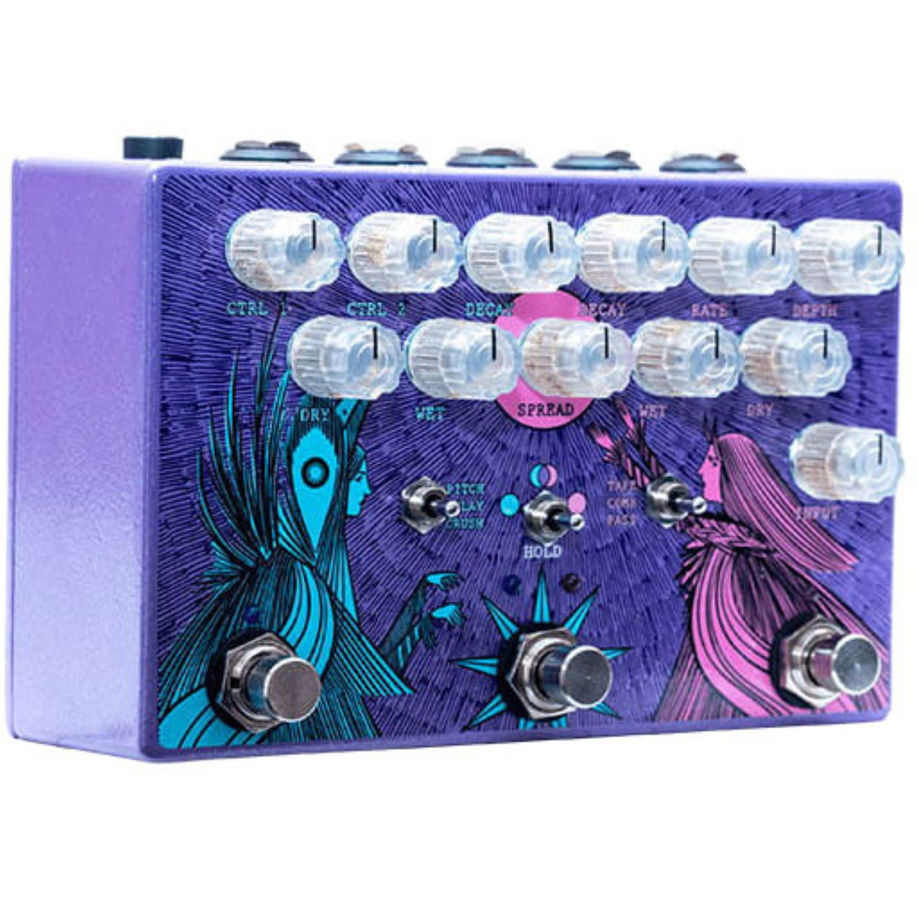 Old Blood Noise Dark Light Ltd Dual Reverb - Reverb/Delay/Echo Effektpedal - Variation 2