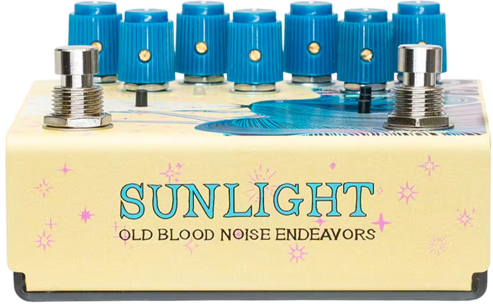 Old Blood Noise Sunlight Stereo Reverb Yellow - Reverb/Delay/Echo Effektpedal - Variation 2