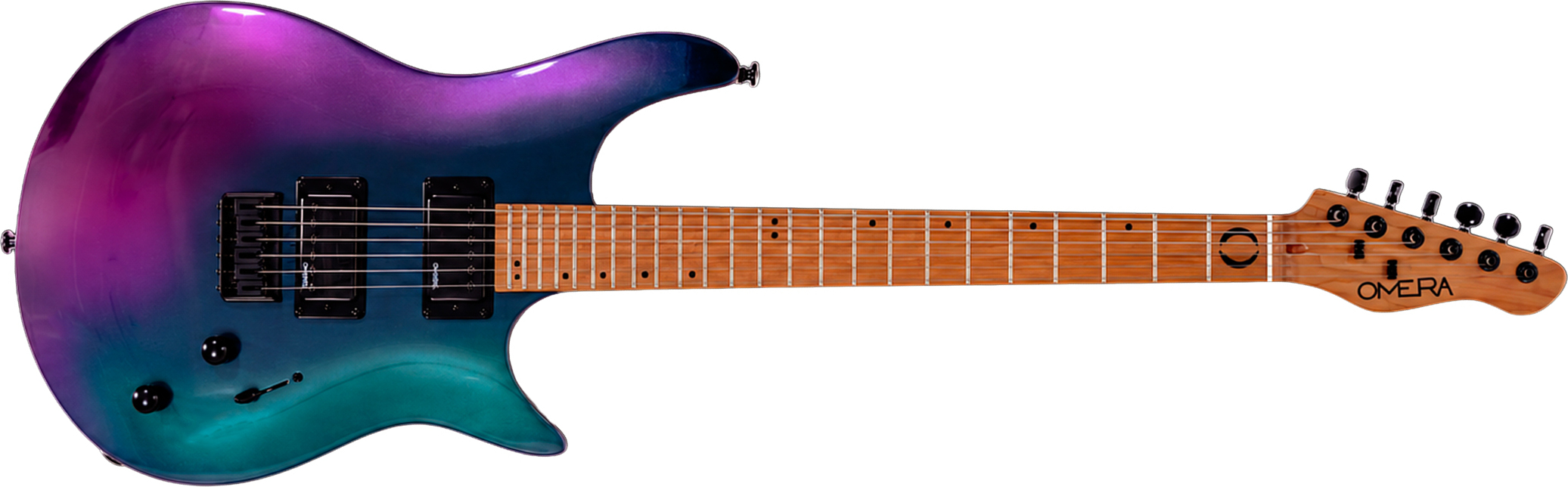 Omera Guitars Lucy 2h Ht Mn - Ocean Chameleon - E-Gitarre in Str-Form - Main picture