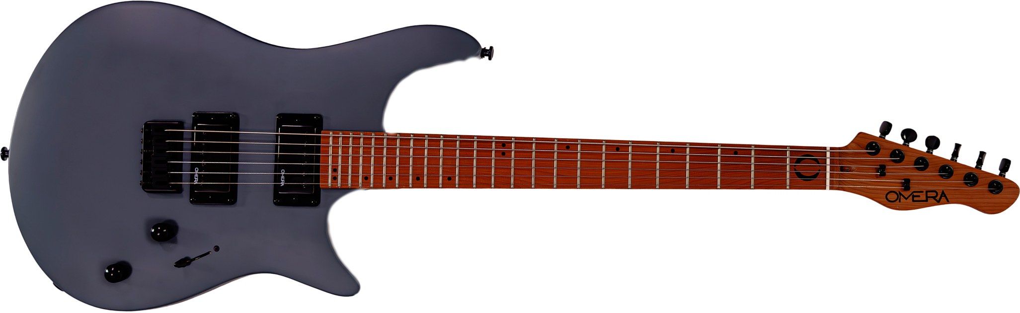 Omera Guitars Lucy 2h Ht Mn - Dark Grey - E-Gitarre in Str-Form - Main picture