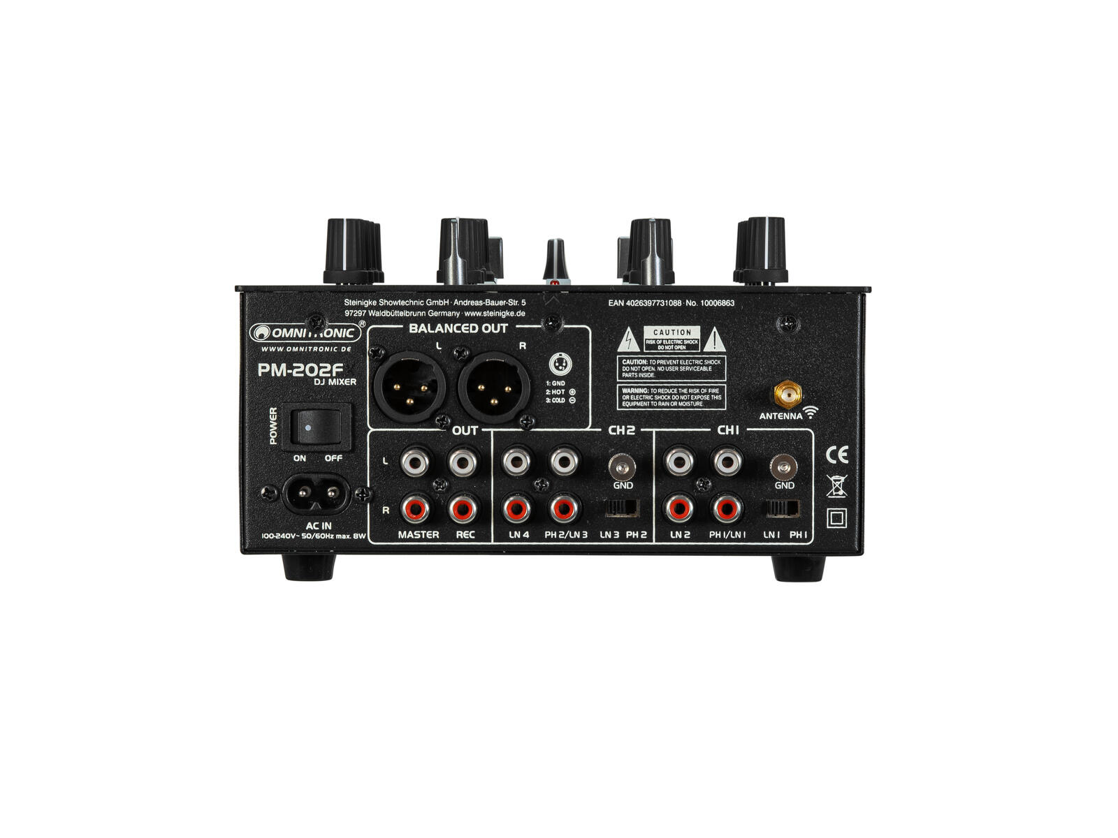 Omnitronic Pm-202f - Analoges Mischpult - Variation 2