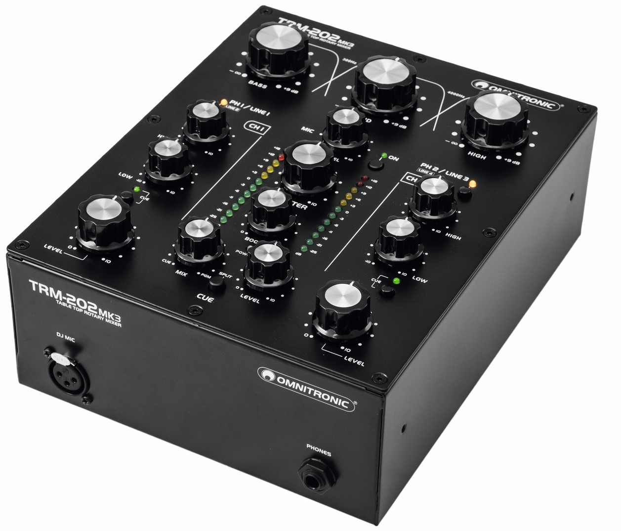 Omnitronic Trm-202mk3 2-channel Rotary Mixer - DJ-Mixer - Variation 1