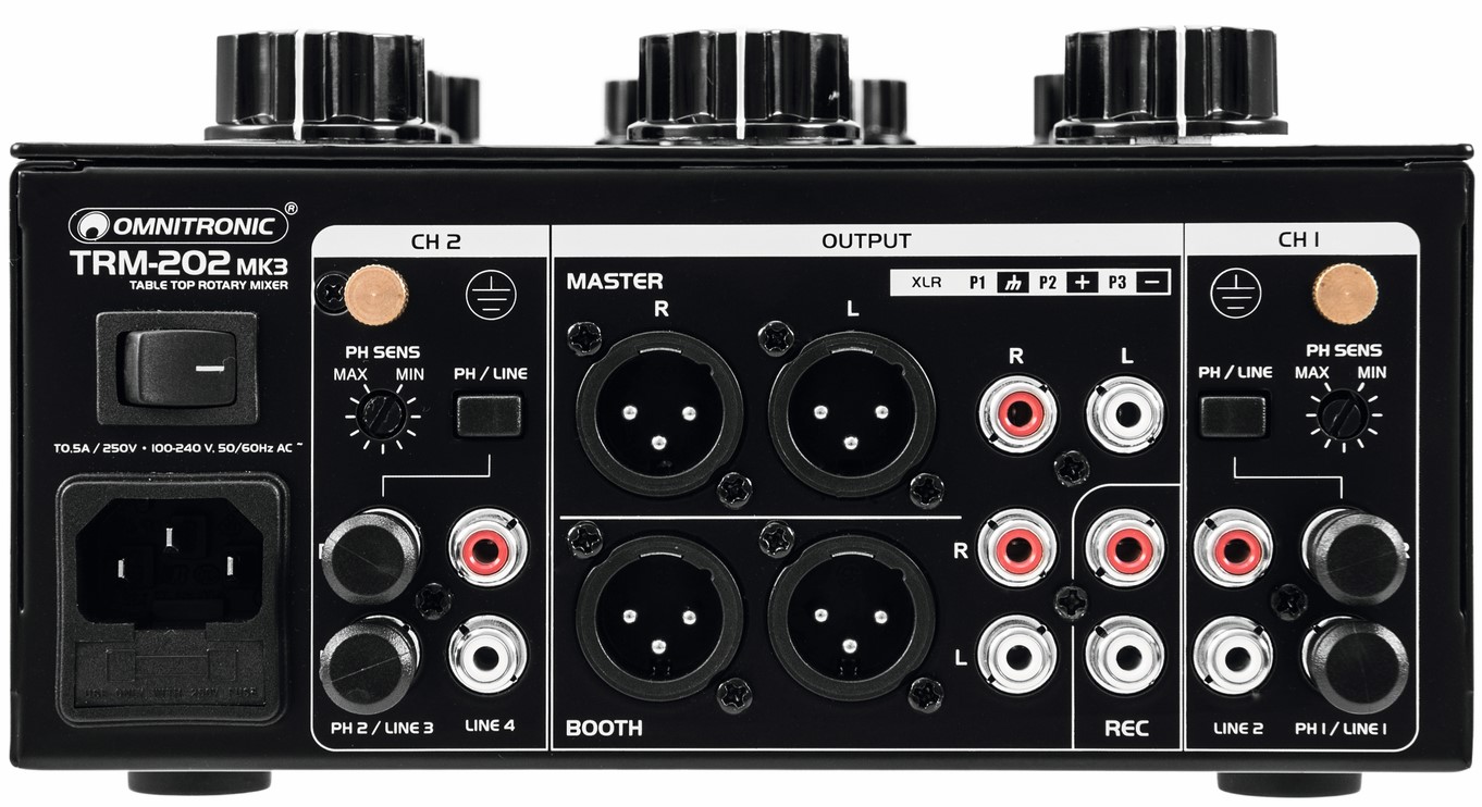 Omnitronic Trm-202mk3 2-channel Rotary Mixer - DJ-Mixer - Variation 3