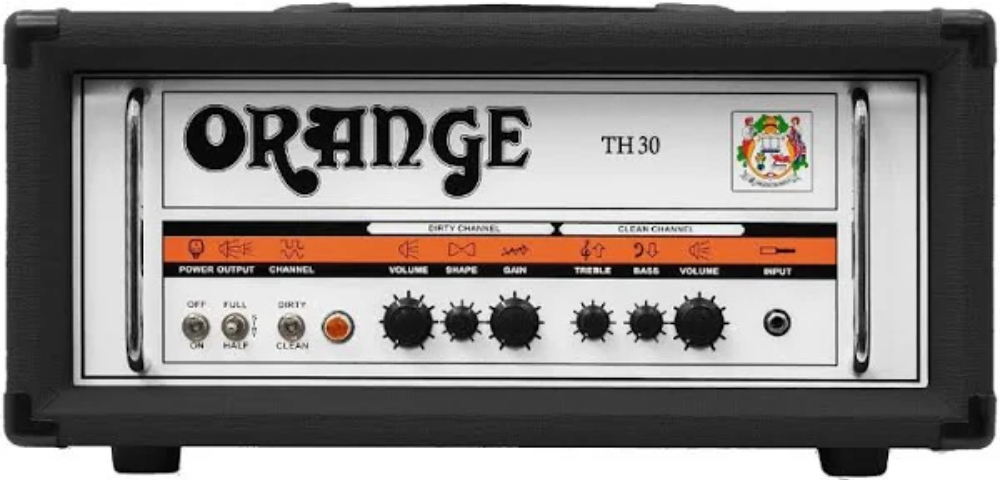 Orange Th30h Head 30w Black - E-Gitarre Topteil - Main picture