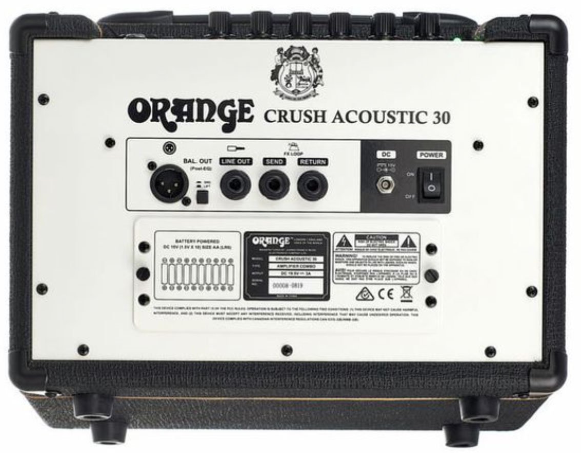 Orange Crush Acoustic 30w 1x8 Black - Combo für Akustikgitarre - Variation 1