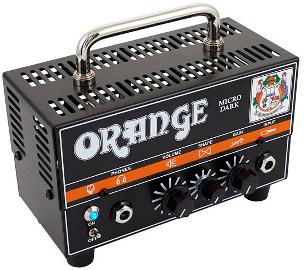 Orange Micro Dark Head 20w - Matte Black - E-Gitarre Topteil - Variation 1