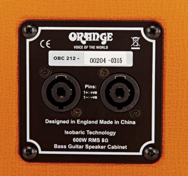 Bass Boxen Orange Obc212 Isobaric Bass Cabinet Orange