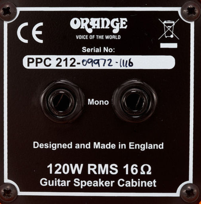 Orange Ppc212 Cab 2x12 Celestion Vintage 30 120w 16-ohm Orange - Boxen für E-Gitarre Verstärker - Variation 4