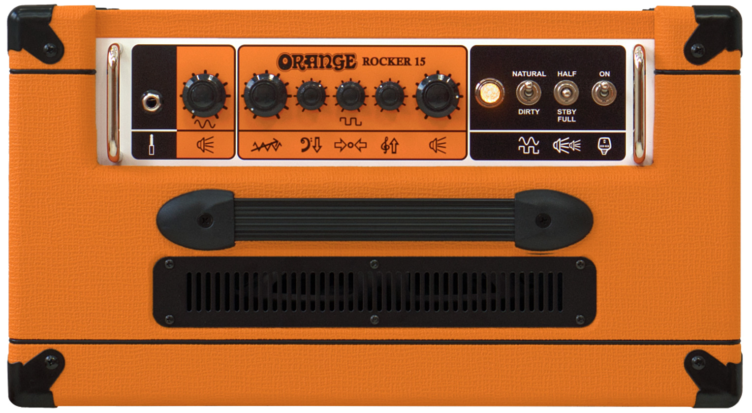 Orange Rocker 15 0.5/1/7/15w 1x10 Orange - Combo für E-Gitarre - Variation 3