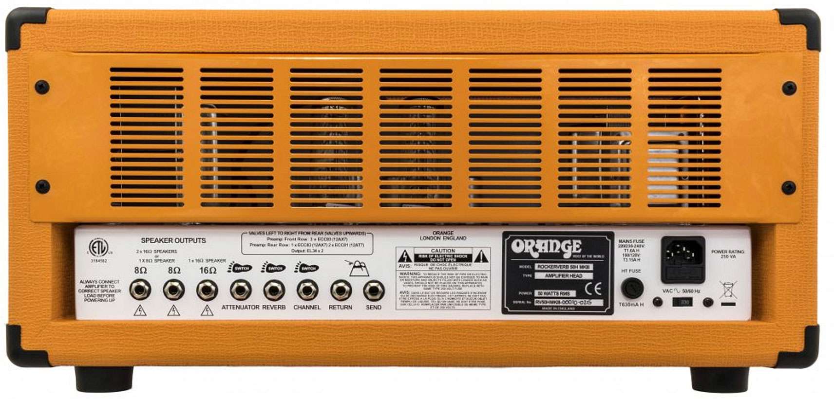 Orange Rockerverb 50 Mkiii Head 50w Orange - E-Gitarre Topteil - Variation 3