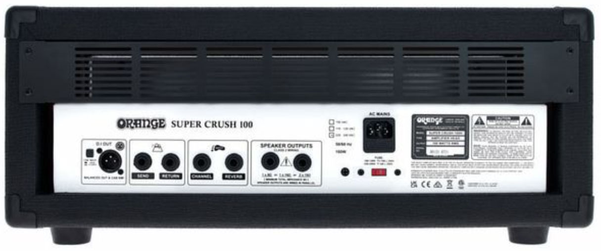 Orange Super Crush 100 Head 100w Black - E-Gitarre Topteil - Variation 1