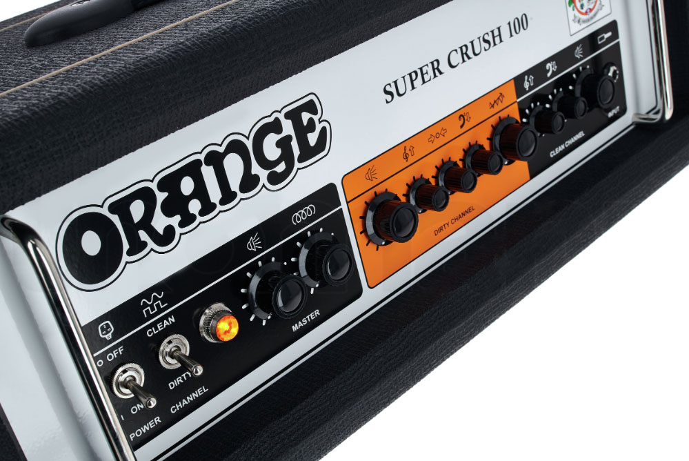 Orange Super Crush 100 Head 100w Black - E-Gitarre Topteil - Variation 2