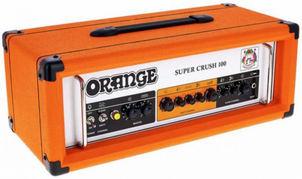 E-gitarre topteil Orange Super Crush 100 Head - Orange