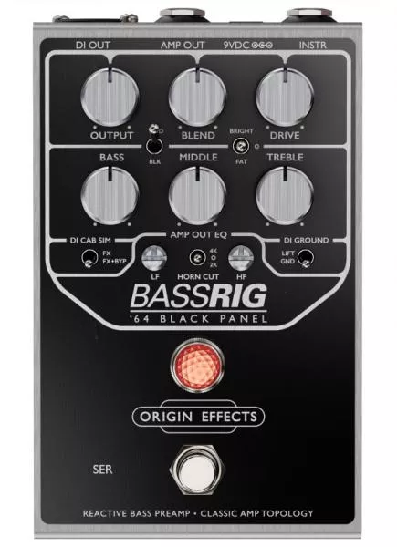 Bass preamp Origin effects Bassrig ’64 Black Panel Preamp