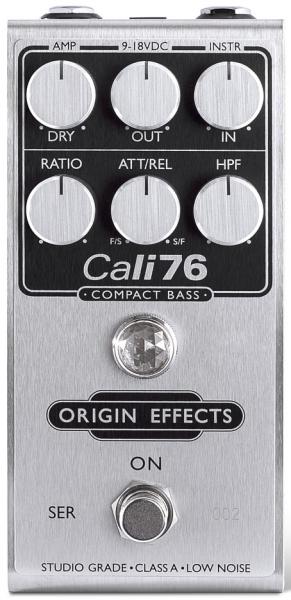 Kompressor/sustain/noise gate effektpedal Origin effects Cali76 Compact Bass Compressor