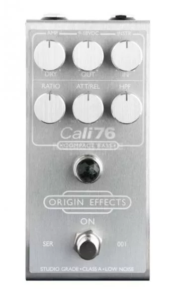 Kompressor/sustain/noise gate effektpedal Origin effects Cali76 Compact Bass Laser Engraved Ltd