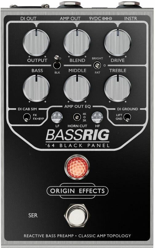 Origin Effects Bassrig 1964 Black Panel Preamp - Bass PreAmp - Main picture