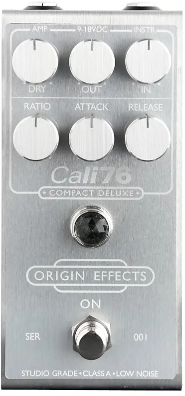 Origin Effects Cali76 Compact Deluxe Laser Engraved Ltd - Kompressor/Sustain/Noise gate Effektpedal - Main picture