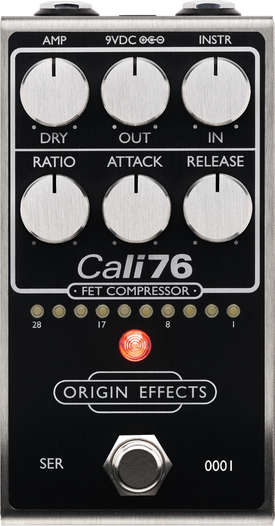 Origin Effects Cali76 Fet Compressor Black 2024 - Kompressor/Sustain/Noise gate Effektpedal - Main picture