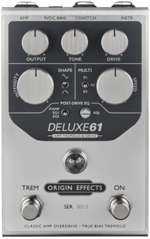 Origin Effects Deluxe 61 Tremolo & Drive - Modulation/Chorus/Flanger/Phaser & Tremolo Effektpedal - Main picture