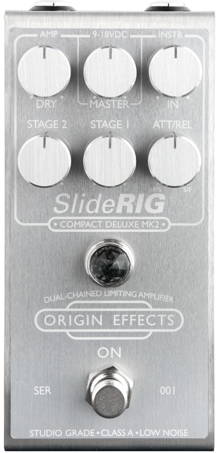 Origin Effects Sliderig Compact Deluxe Mk2 Laser Engraved Ltd - Kompressor/Sustain/Noise gate Effektpedal - Main picture