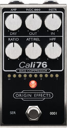 Kompressor/sustain/noise gate effektpedal Origin effects Cali76 Bass Compressor Black