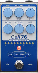 Kompressor/sustain/noise gate effektpedal Origin effects Cali76 Bass Compressor Super Vintage Blue