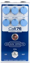 Kompressor/sustain/noise gate effektpedal Origin effects Cali76 Compact Bass Blue Edition