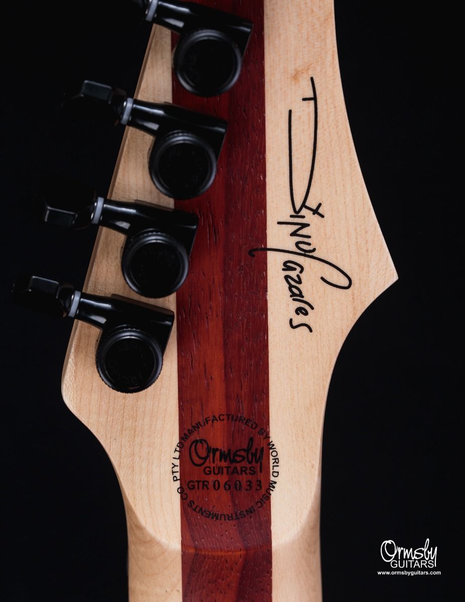 Ormsby Dino Cazares Dc Gtr 6 Signature Baritone H Seymour Duncan Ht Eb - Max Blak - Bariton E-Gitarre - Variation 4
