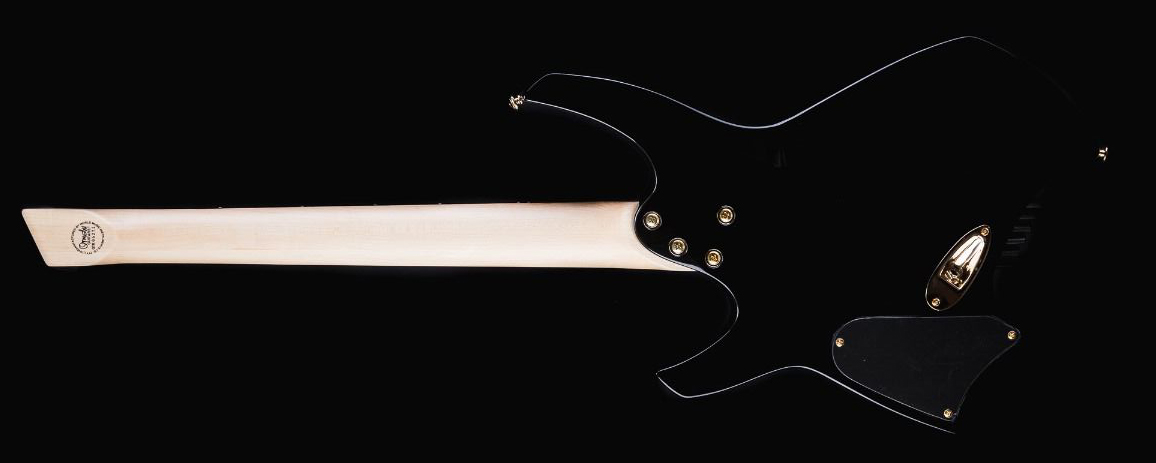 Ormsby Goliath Headless Gtr 6c Multiscale 2h Ht Eb - Tuxedo Black - E-Gitarre in Str-Form - Variation 1