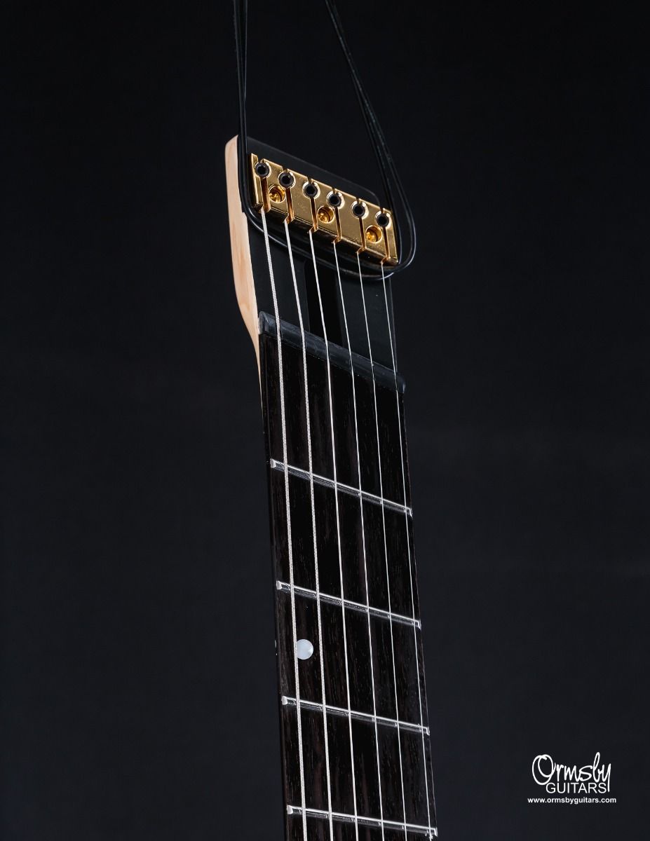 Ormsby Goliath Headless Gtr 6c Multiscale 2h Ht Eb - Tuxedo Black - E-Gitarre in Str-Form - Variation 2