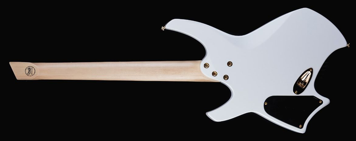 Ormsby Goliath Headless Gtr 7c Multiscale 2h Ht Eb - Ermine White - Multi-Scale Guitar - Variation 1