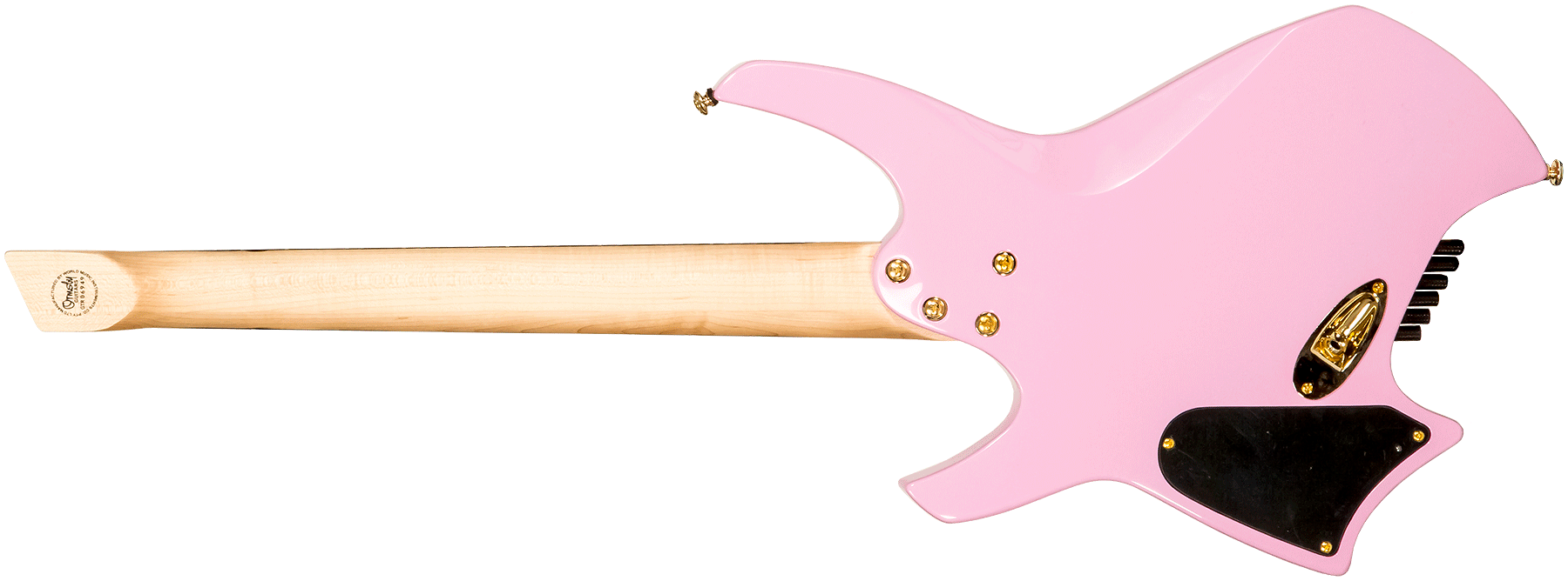 Ormsby Goliath Headless Gtr Run 14c Multiscale 2h Ht Eb - Shell Pink - Multi-Scale Guitar - Variation 7