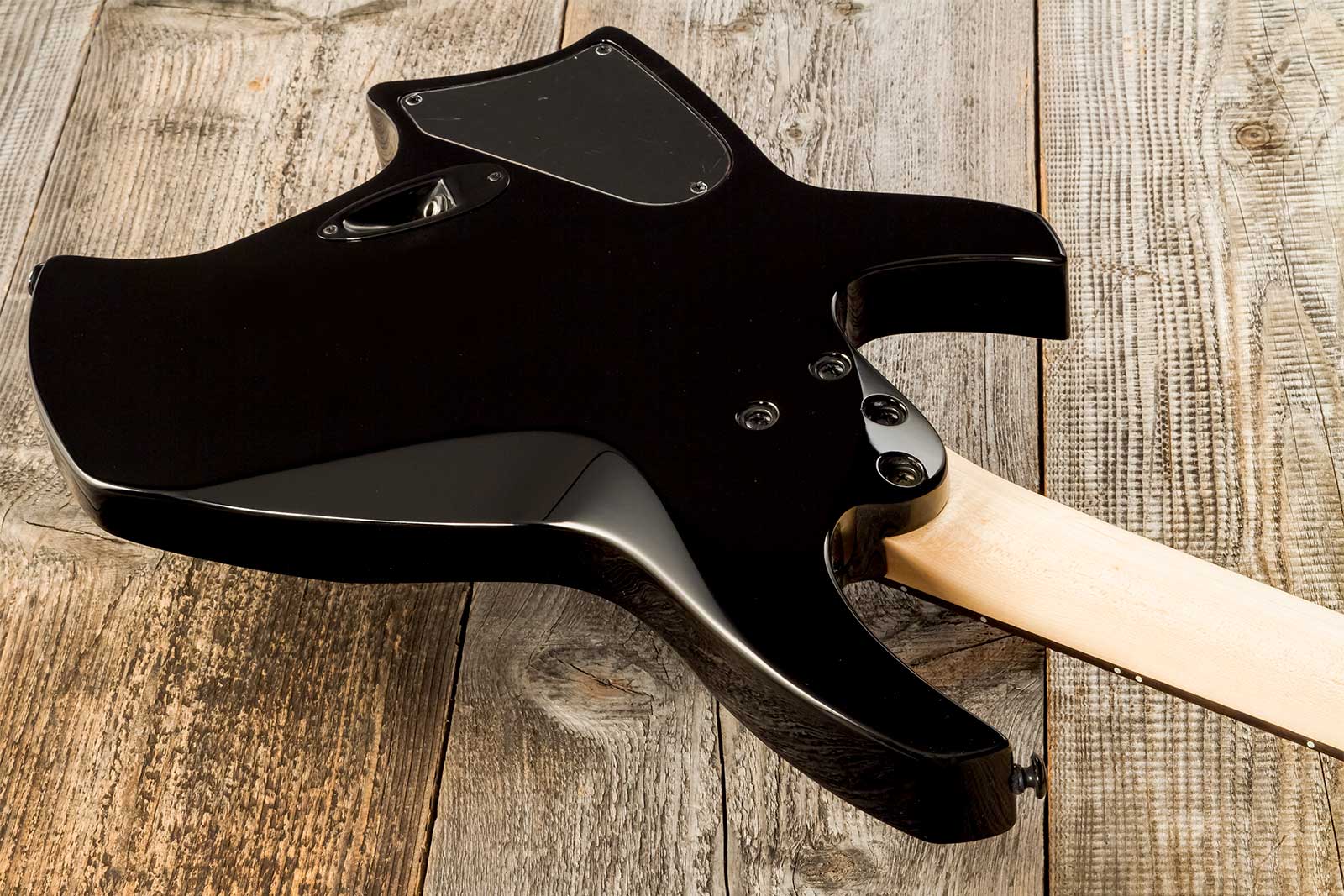 Ormsby Goliath Headless Gtr Run 17 7c Multiscale 2h Ht Eb - Dahlia Black - Multi-Scale Guitar - Variation 5