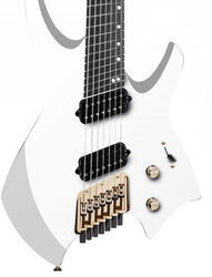 Multi-scale guitar Ormsby Goliath Headless GTR 7 Run 14 - Ermine white