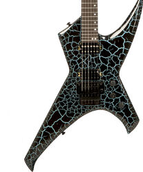 E-gitarre aus metall Ormsby Metal X 6 - Azure crackle