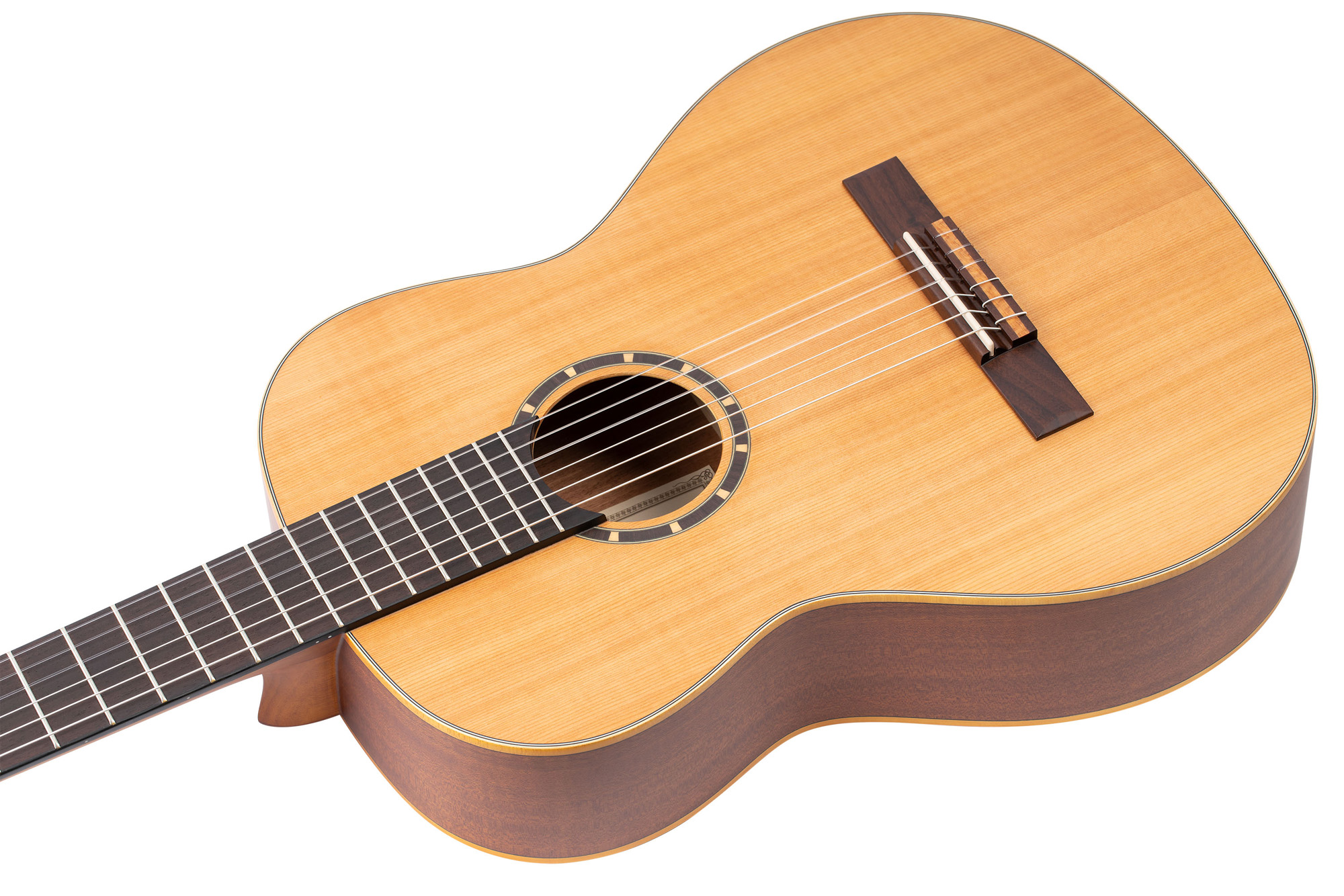 Ortega R122 52mm Cedre Acajou So + Housse - Natural - Konzertgitarren 4/4 - Variation 1