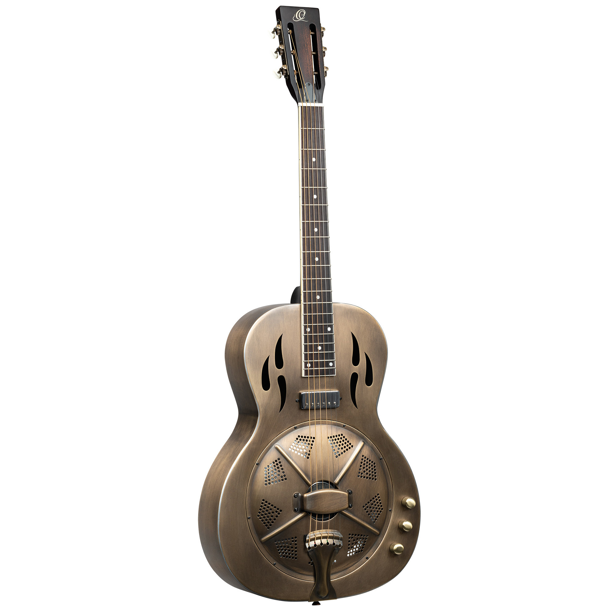 Ortega Rrg60e Resonator - Antique Burst - Dobro Resonatorgitarre - Variation 5