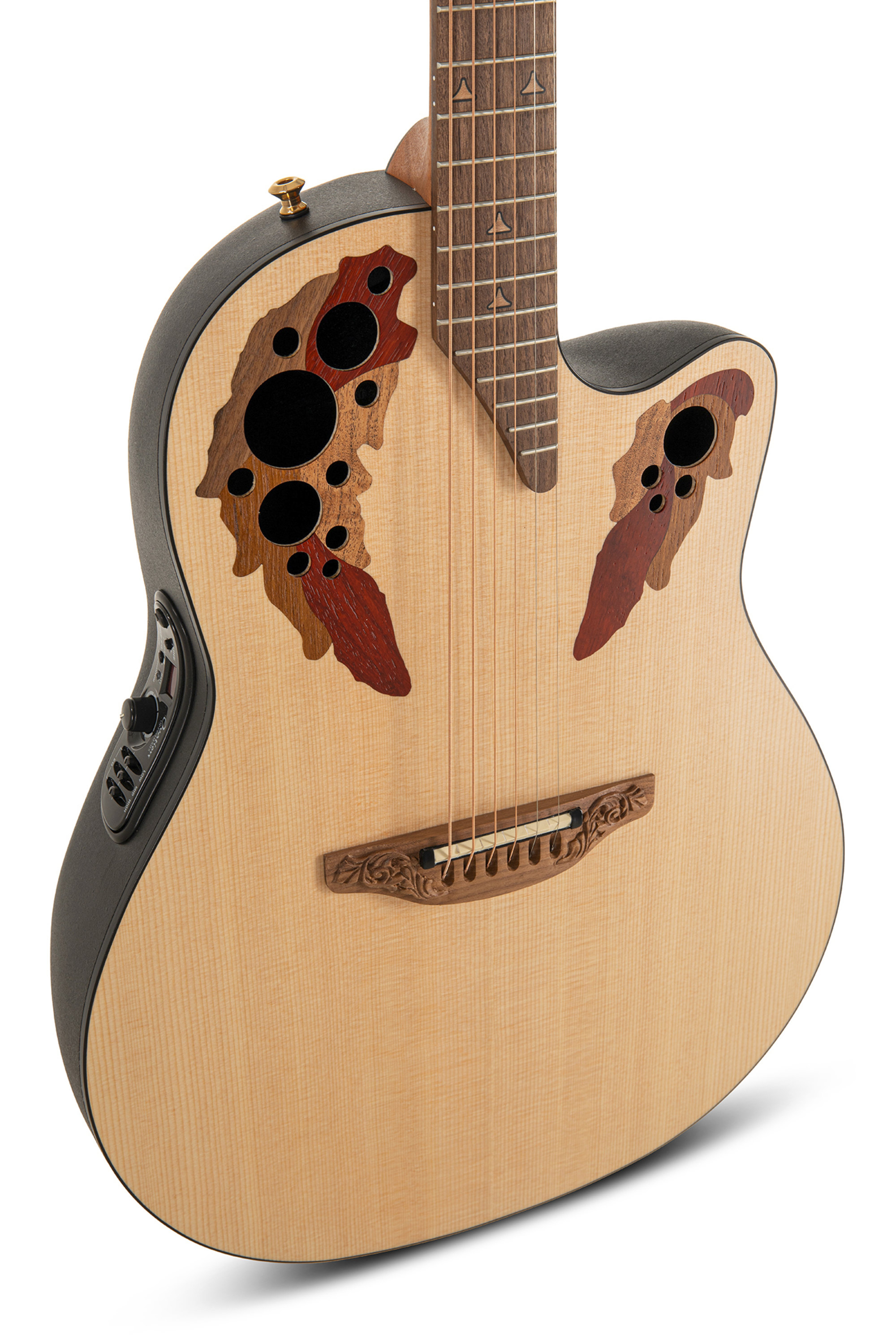 Ovation 1768-4s-g Pro Series Elite Usa Epicea Wal - Natural - Folk-Gitarre - Variation 2