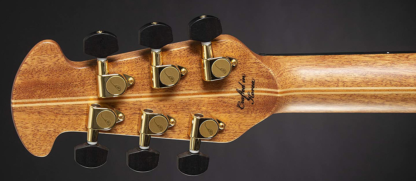 Ovation C2078axp-af Okoume Feather Elite Plus Deep Contour Depth Cw Epicea/okoume Lyrachord Eb - Sunburst - Elektroakustische Gitarre - Variation 3